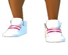 white n pink sneakers