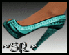 ~SR~ Vintage Teal Shoes