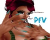 |PFV|Aqua Gllitter Nails