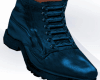 SHOES LEATHER BLUE