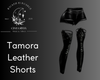 Tamora Leather Shorts