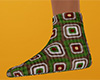 Retro Squares Socks 11 F
