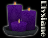 {E} Amethyst Candles