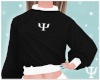 Y| Crew Sweater Black
