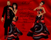 S.T~RED & BLK SWIRL GOWN