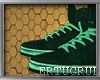 green shoes