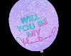 Be my Valentine balloon