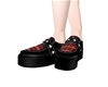 Black Red shoes