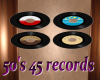 50's 45 records