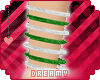 *D* Green/White Bracelet