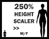 250% Avatar Height Scale