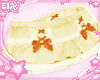 . yellow bow skirt
