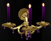 Gold Purple Sconce