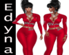 Red Diva Shirt and Pants