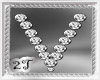 ~2T~ V  Letter Diamond