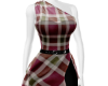 Fall Sheer Plaid Pink