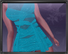 Teal Sparkle Wrap Dress