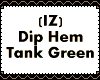 (IZ) Dip Hem Green