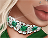 Dd!Choker Jewels Emerald