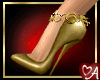 .a Holiday Pumps Gold