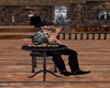Black Western Chair