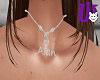 Alan Silver F necklace
