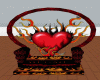 flaming heart throne