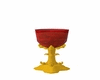 red crystal goblet 