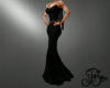^B^ Satin Dress Black