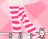 !S_Pink,whit Stockings 