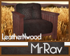 [Rav] LeatherNwood Chair