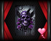 Purple Skull Art