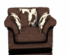 Brown Cow Chair