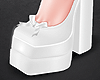 Rina White Heels