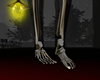 dark feet bones