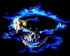 DarkBlue Flame Skull Bar