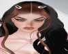 HAIR LONG CLIP WHIT