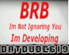 BRB Im Developing