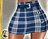 NITE BLUE PLAID SKIRT