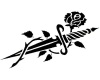 rose and dagger tat