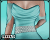 Dress Elegant Aqua Green