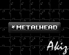 ]Akiz[ Metalhead Sticker
