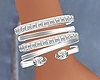 Silver Bracelets Right