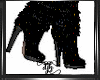 Black Glitter Boots