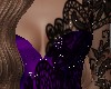 purple lace gown