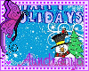 *Happy Holidays Snowman