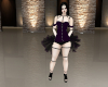 (S)Goth dress purple