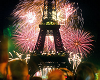 Eiffel Tower at New Year