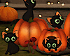 Halloween Cats/Pumpkins