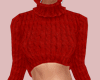 E* Red Cotton Sweater